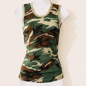Green Camouflage Tank